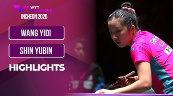 Wang Yidi vs Shin Yubin - WTT Champions Incheon 2025