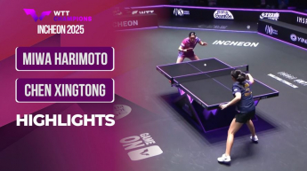 Miwa Harimoto vs Chen Xingtong - WTT Champions Incheon 2025
