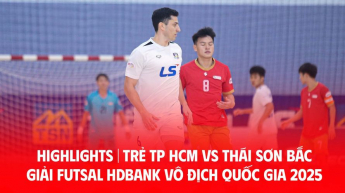 Highlights trận đấu giữa TRẺ TP HCM với THÁI SƠN BẮC - Giải Futsal HDBank vô địch Quốc gia 2025