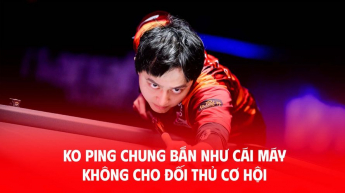 Ko Ping Chung bắn như cái máy không cho đối thủ cơ hội