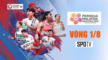 Giải Cầu lông Malaysia Masters 2025 - Vòng 1/8 đơn nam/nữ