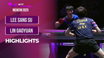 Lee Sang Su vs Lin Gaoyuan - WTT Champions Incheon 2025