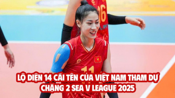Lộ diện 14 cái tên của Việt Nam tham dự chặng 2 SEA V League 2025: Nguyễn Phương quay trở lại